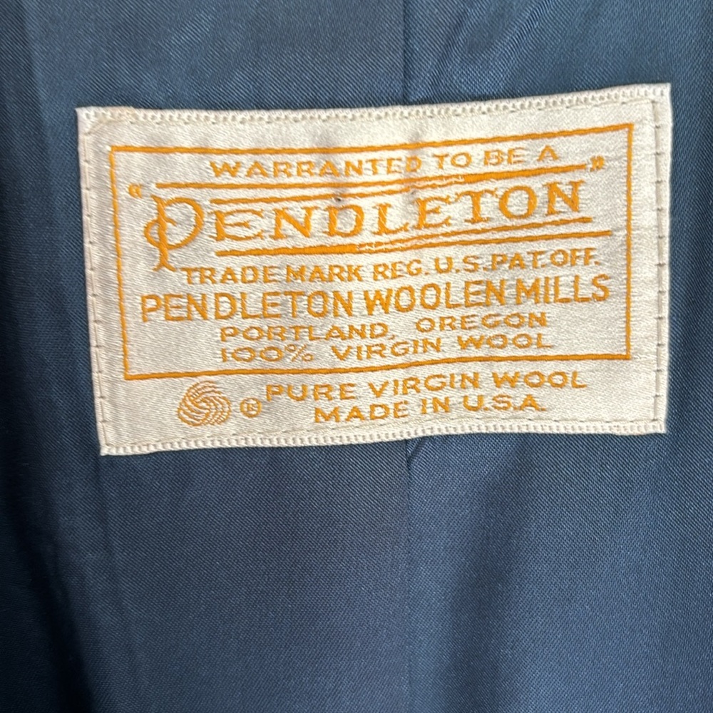 Pendleton Double Breasted Long Wool Coat - image 3